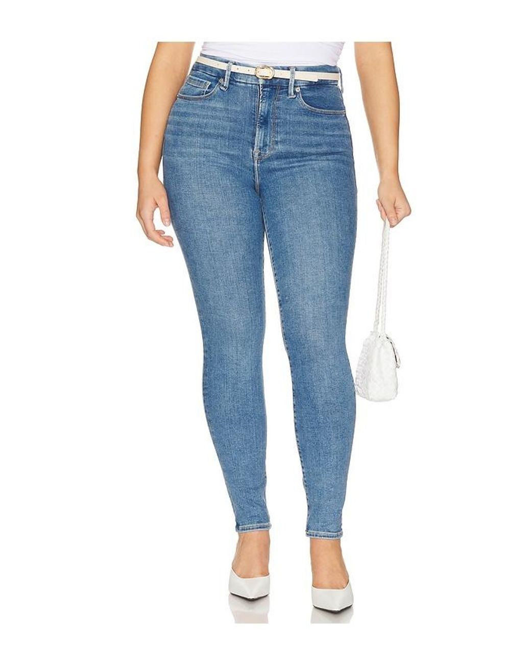 GOOD AMERICAN Blue Always Fits Good Legs Skinny Jeans