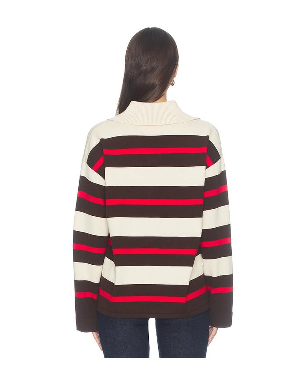 TOP POLO ESTER en Red ALIGNE