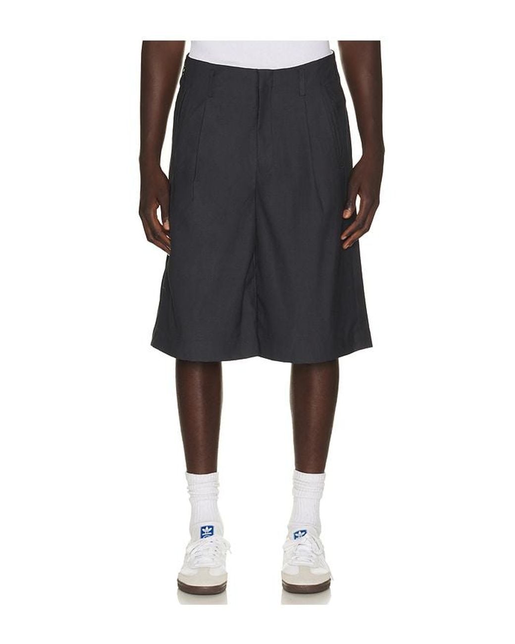 JUNGLES Black Everyday Hollywood Waist Shorts for men