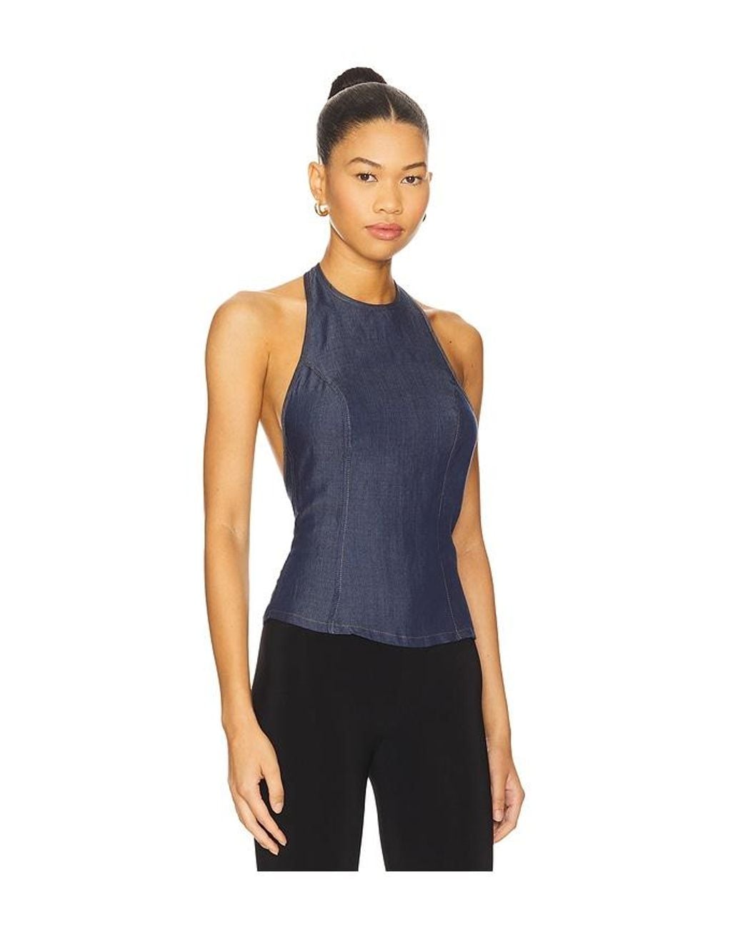 EB DENIM Blue Iris Tank