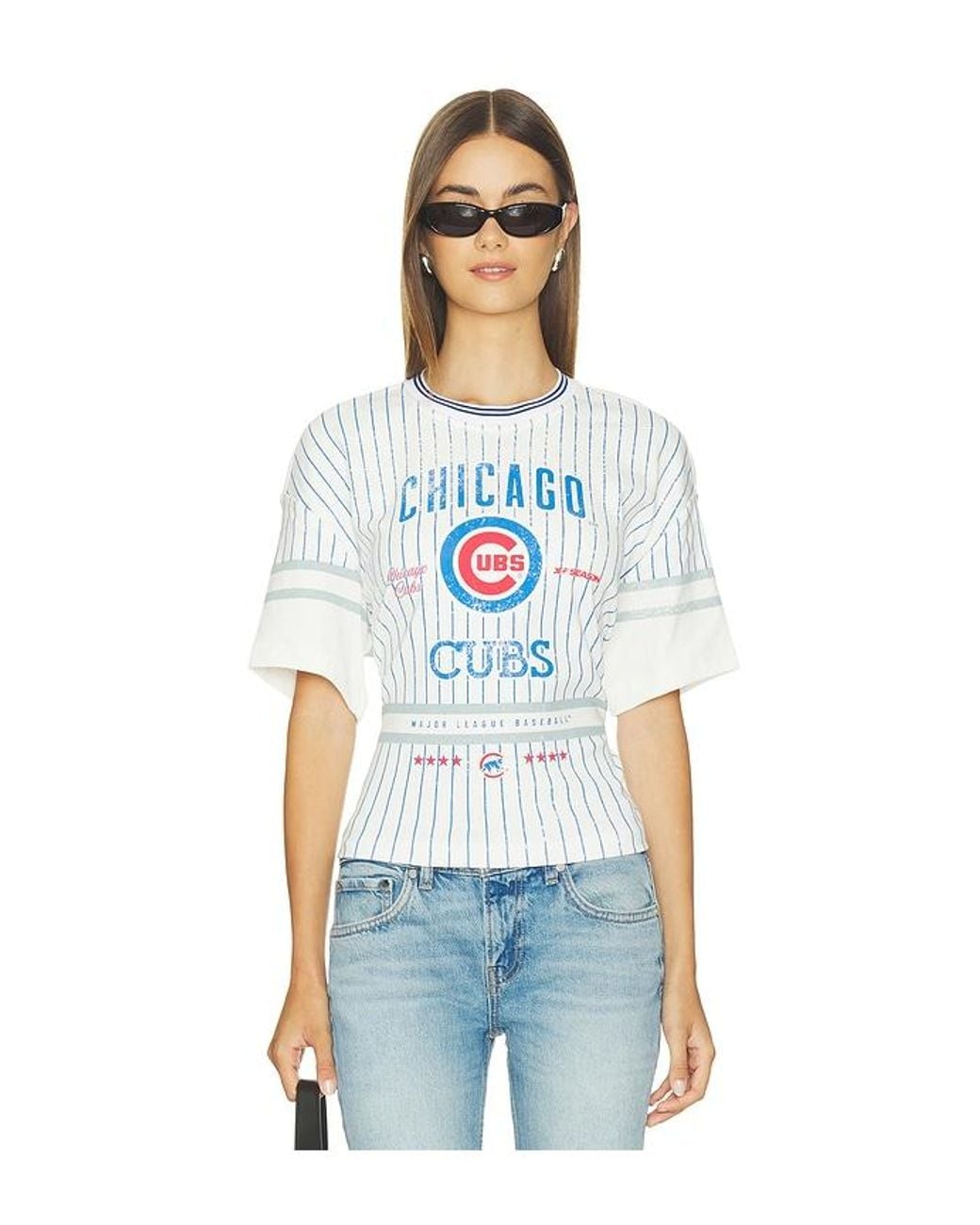 OFF SEASON White Femme Lace-Back Graphic Tee