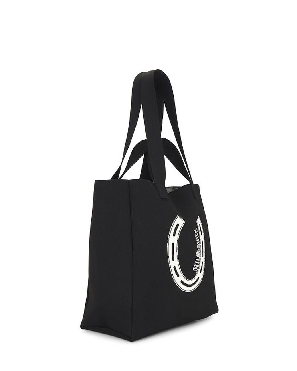 AllSaints Black Izzy Horseshoe Tote