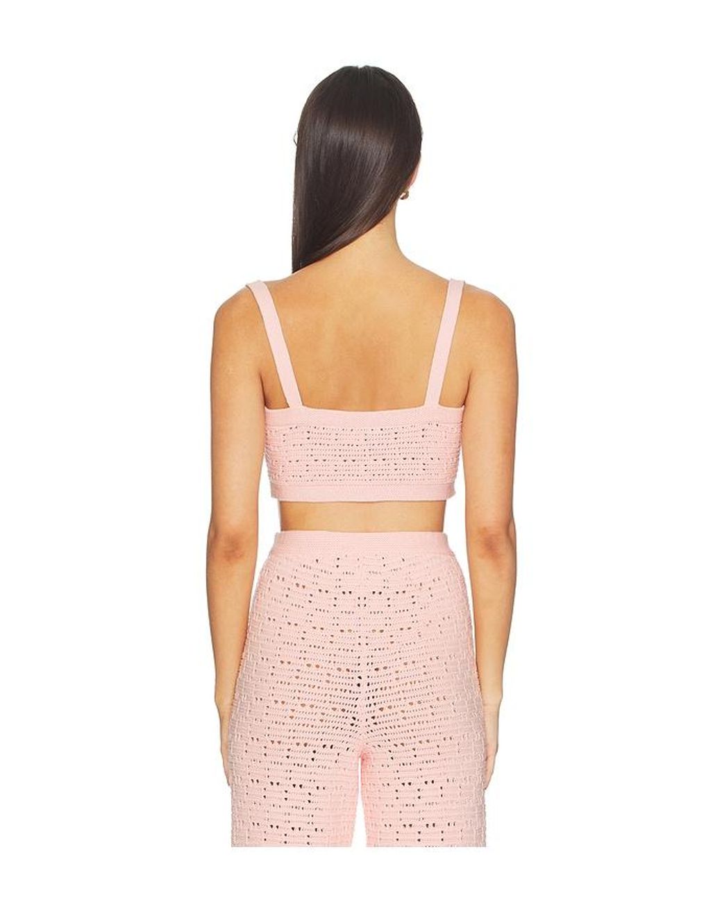 MAJORELLE Pink Emiliana Knit Bralette