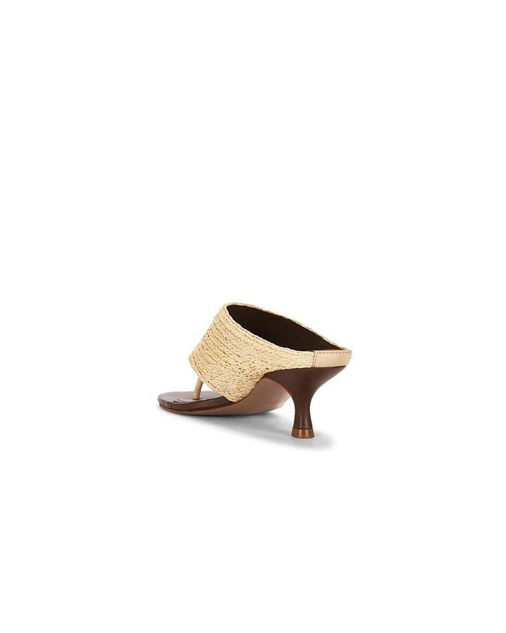 Farm Rio Metallic Raffia Icons Kitten Heel
