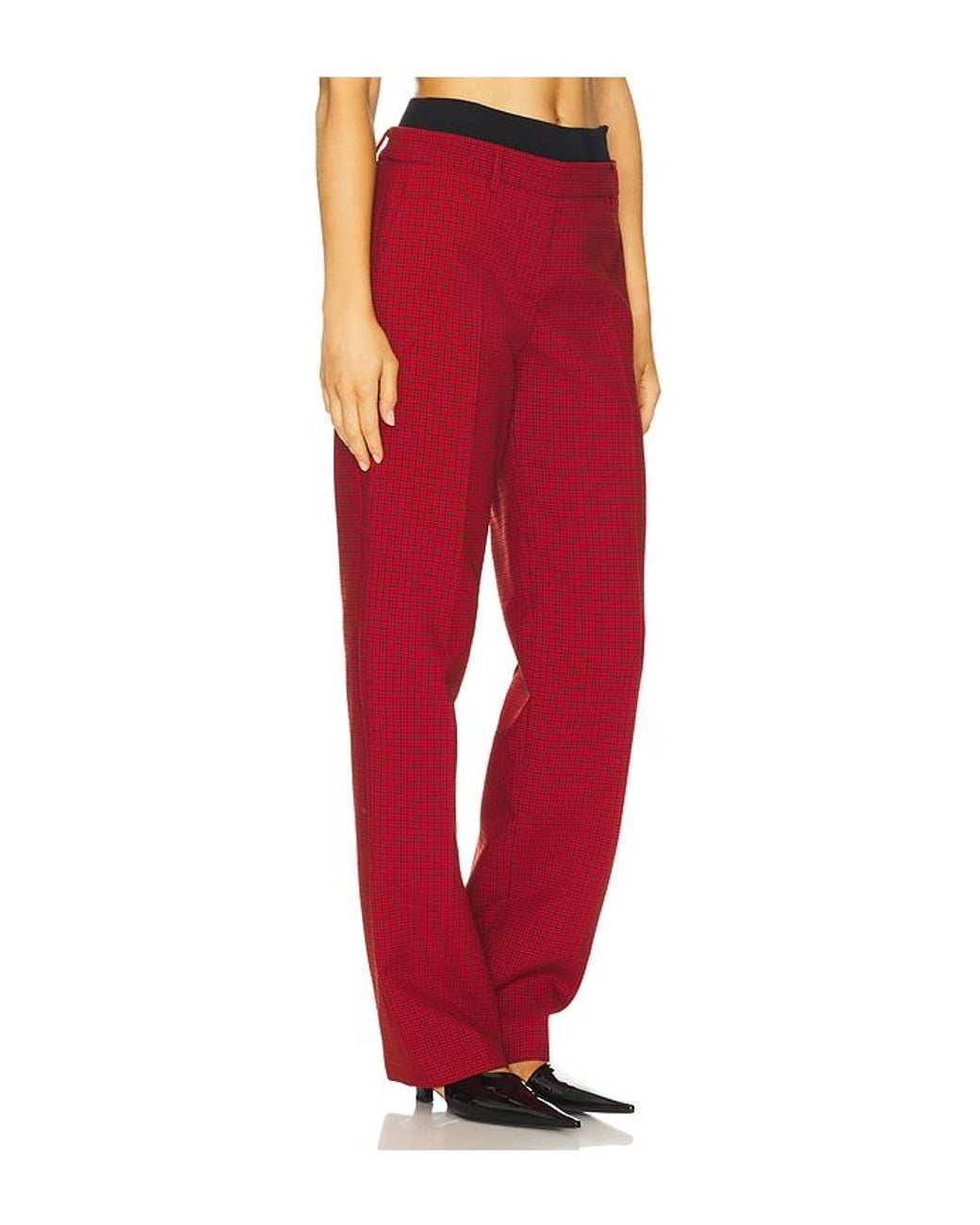PANTALON TECHNO en Red MSGM