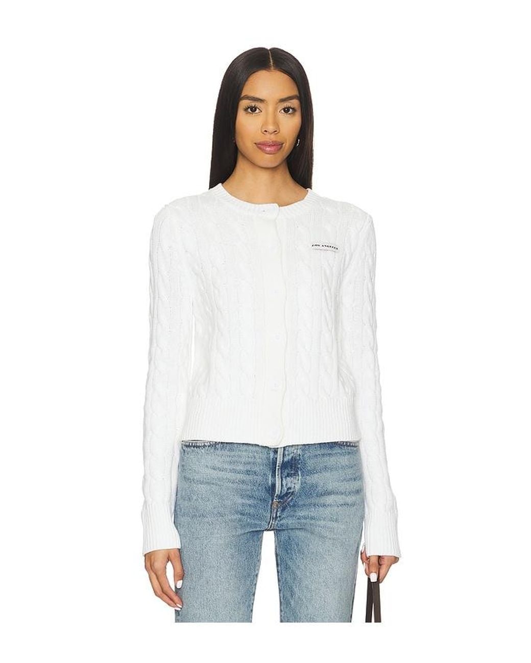 Terez White X Revolve Lakers Knit Cardigan