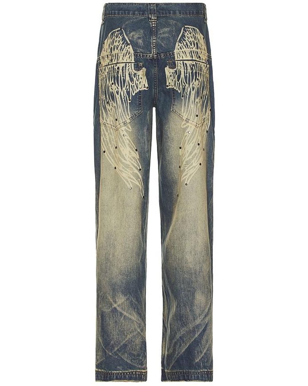 jaded-london-Blue-Wing-Print-