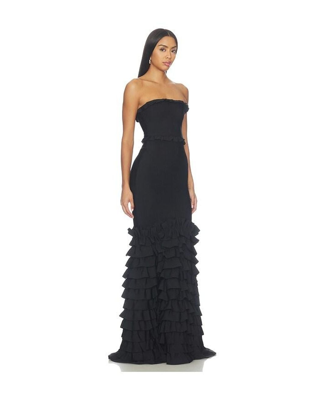 Lovers + Friends Blue Elarra Bandage Gown