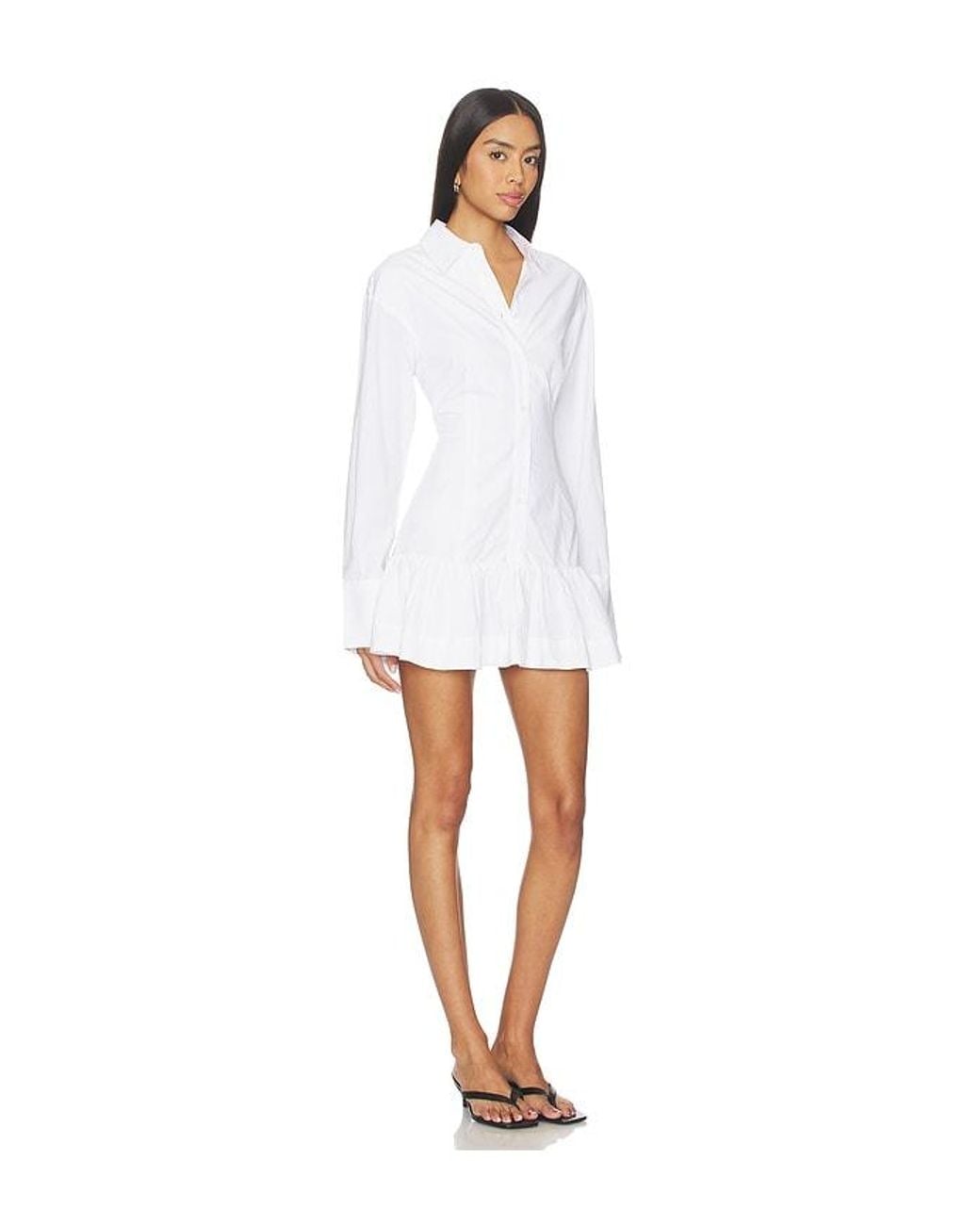 Nia White Rayo Dress