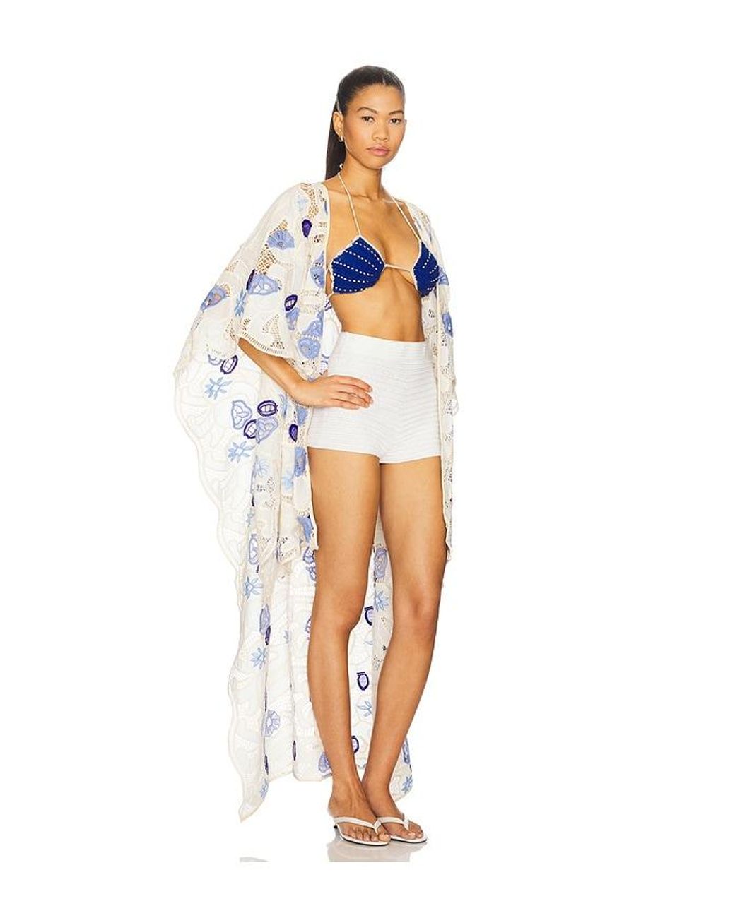 Agua Bendita White Dara Robe