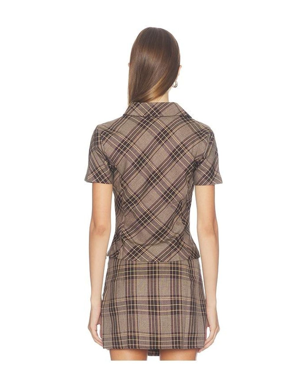 superdown Brown Mariam Top