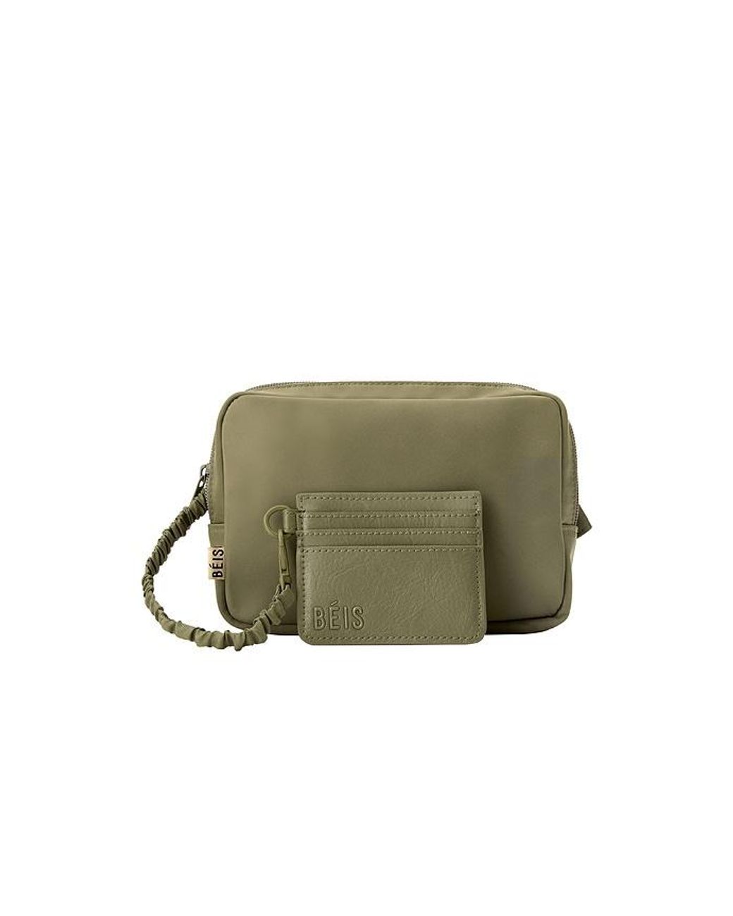 BEIS Green The Nylon Belt Bag