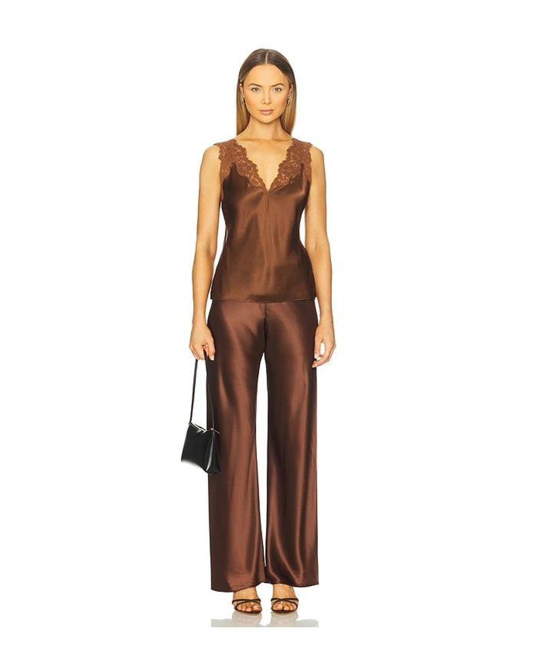 Cami NYC Brown Bristol Mid Rise Pant
