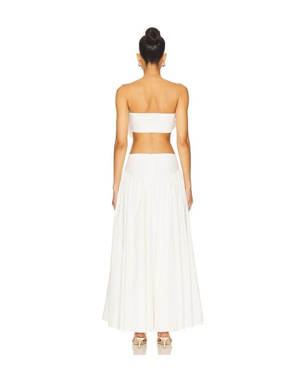 MORE TO COME White Helena Skirt Set