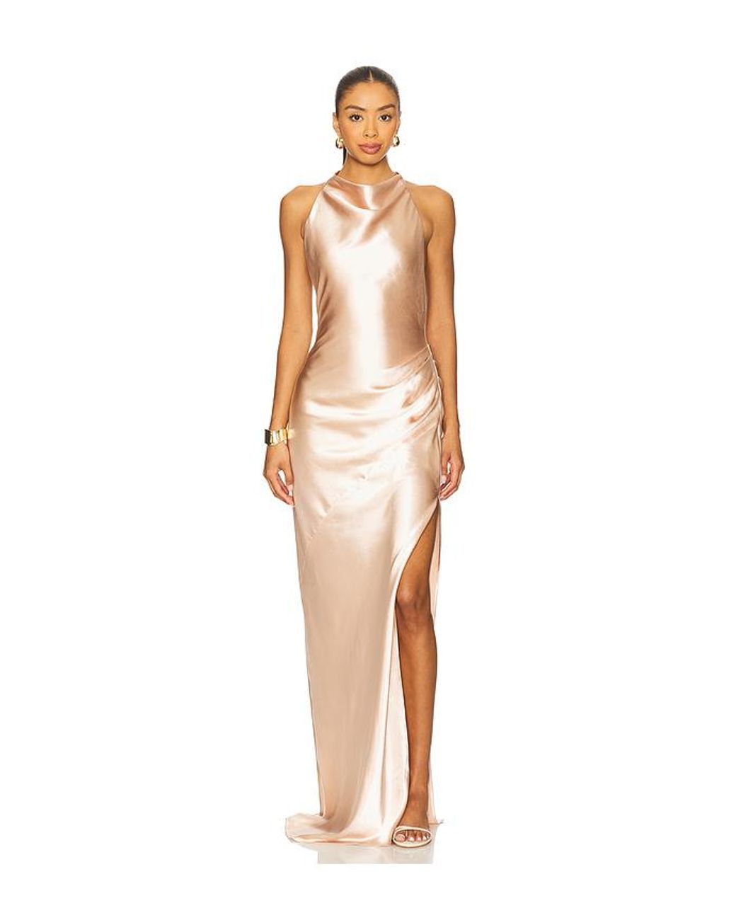 Lovers + Friends White Kamiah Gown