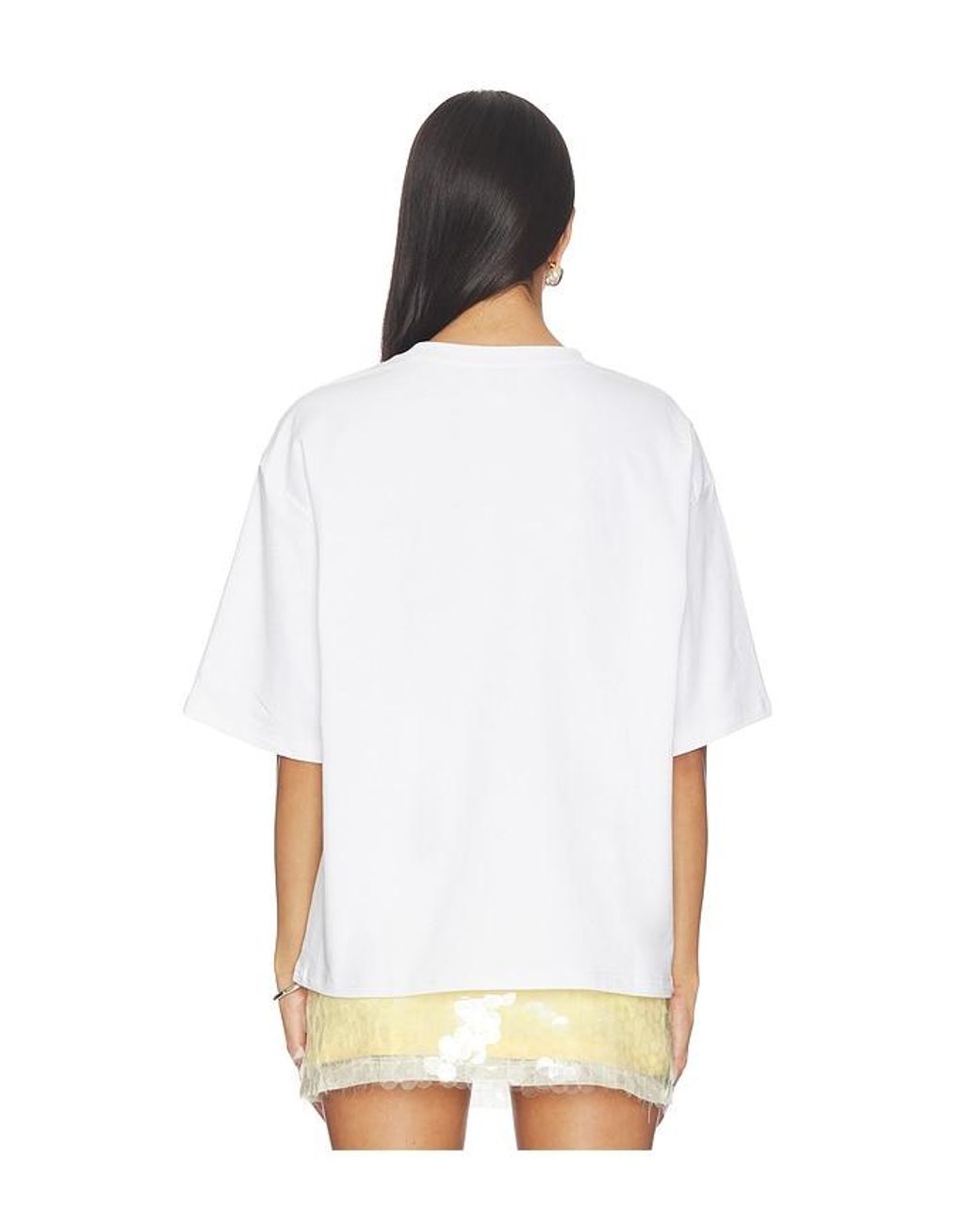 SNDY'S White Mai Tai Cord Floral Tee