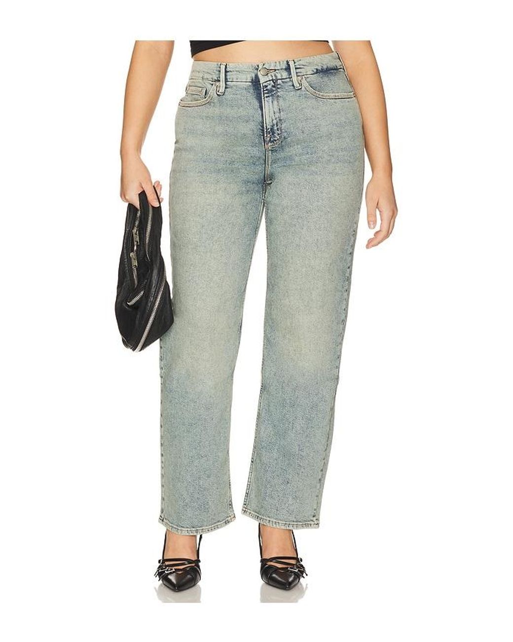 GOOD AMERICAN Blue Good 90's Petite Jeans