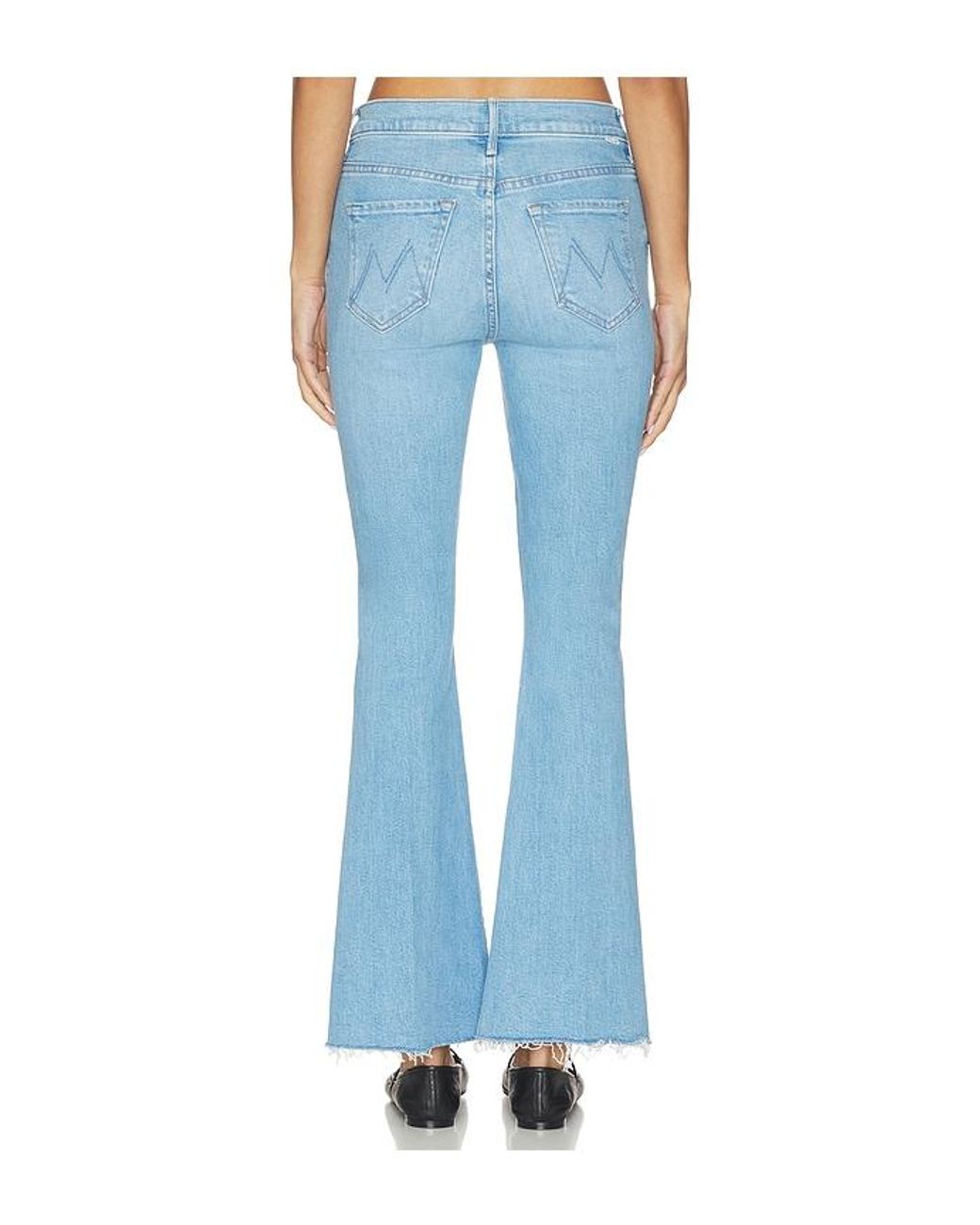 Mother Blue The Weekend Fray Jeans