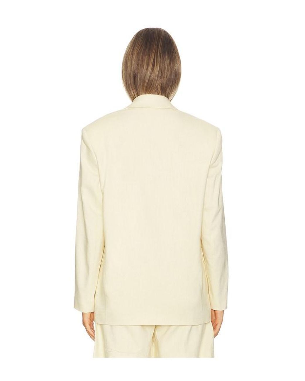 Anine Bing Natural Quinn Blazer