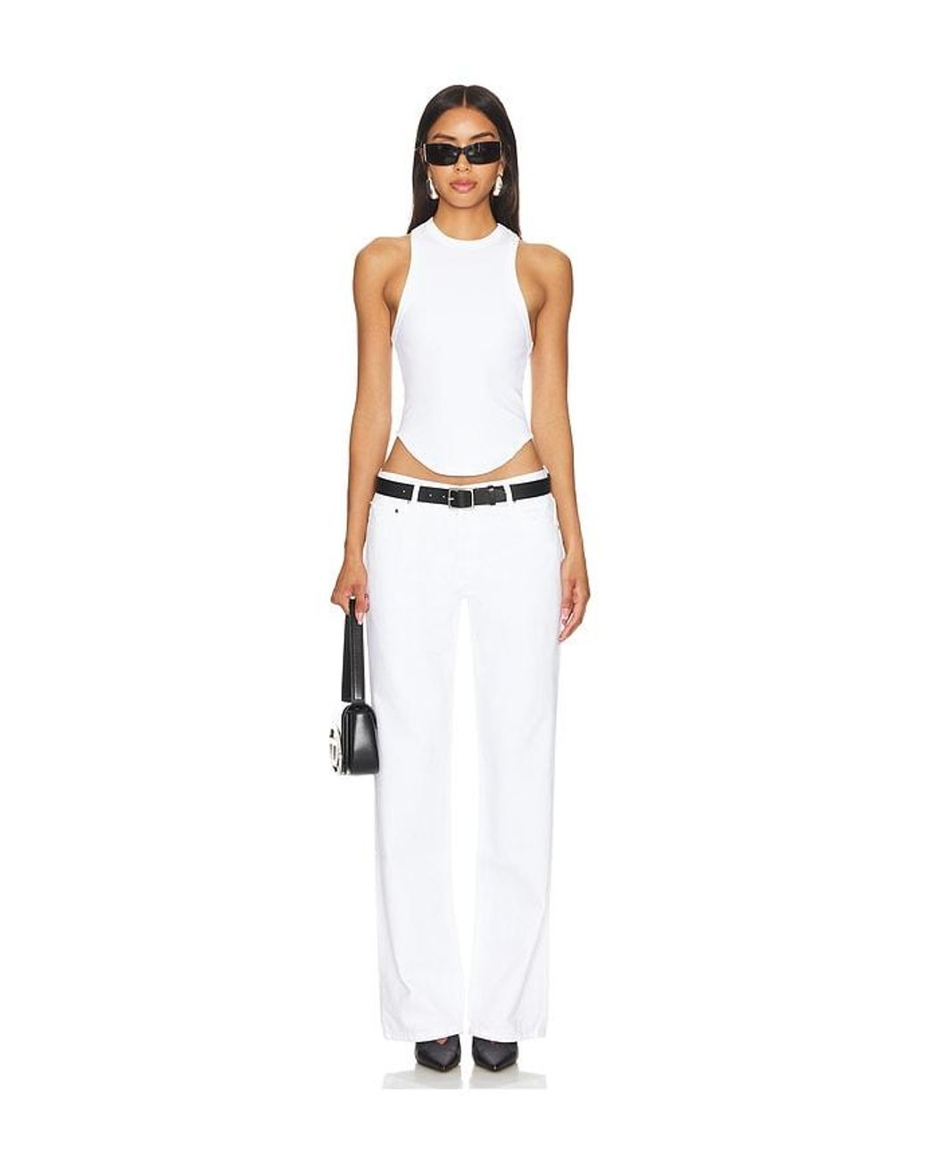 EB DENIM White Low Rise Baggy