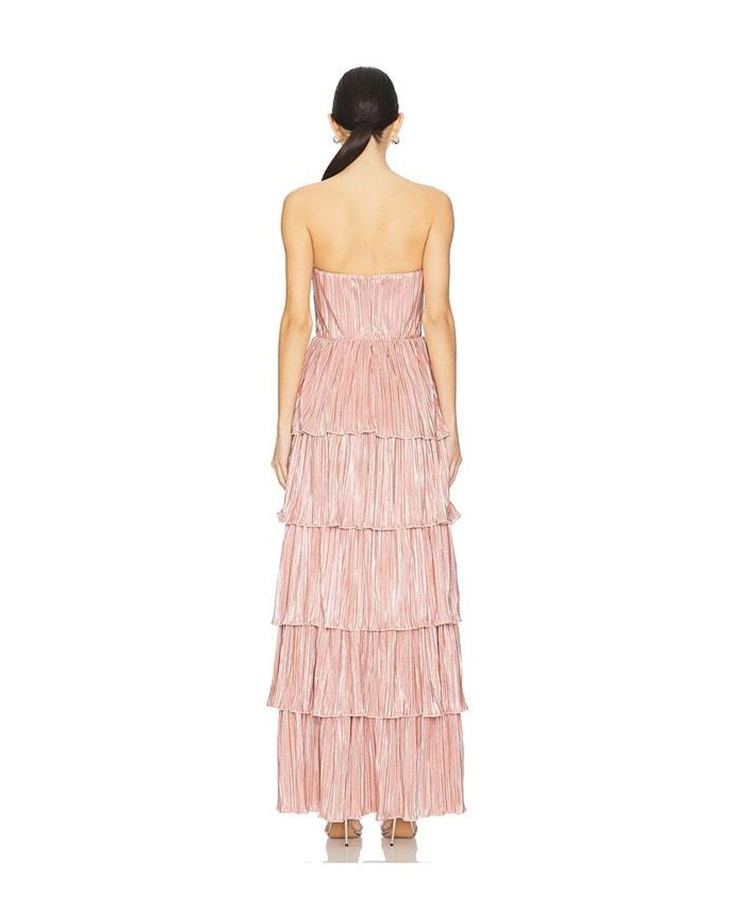 Lovers + Friends White Hattie Gown
