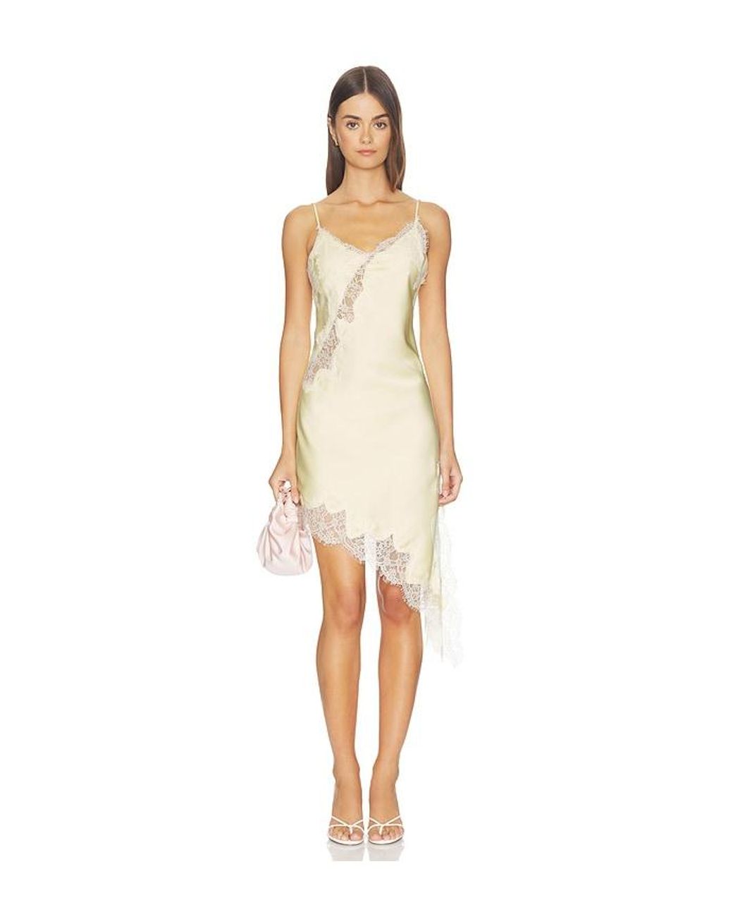 Line & Dot Natural Emel Asymmetrical Dress