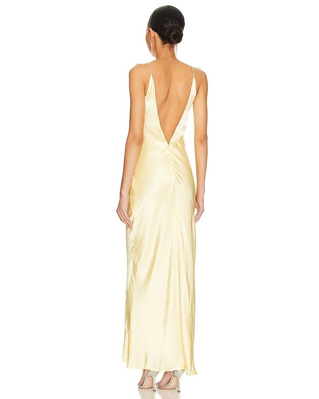Robe Capri Diamonte En. Taille Also En 12, 4, 6, 8 Bardot en coloris Metallic