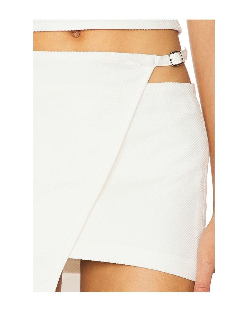 OW Collection White Malene Skirt
