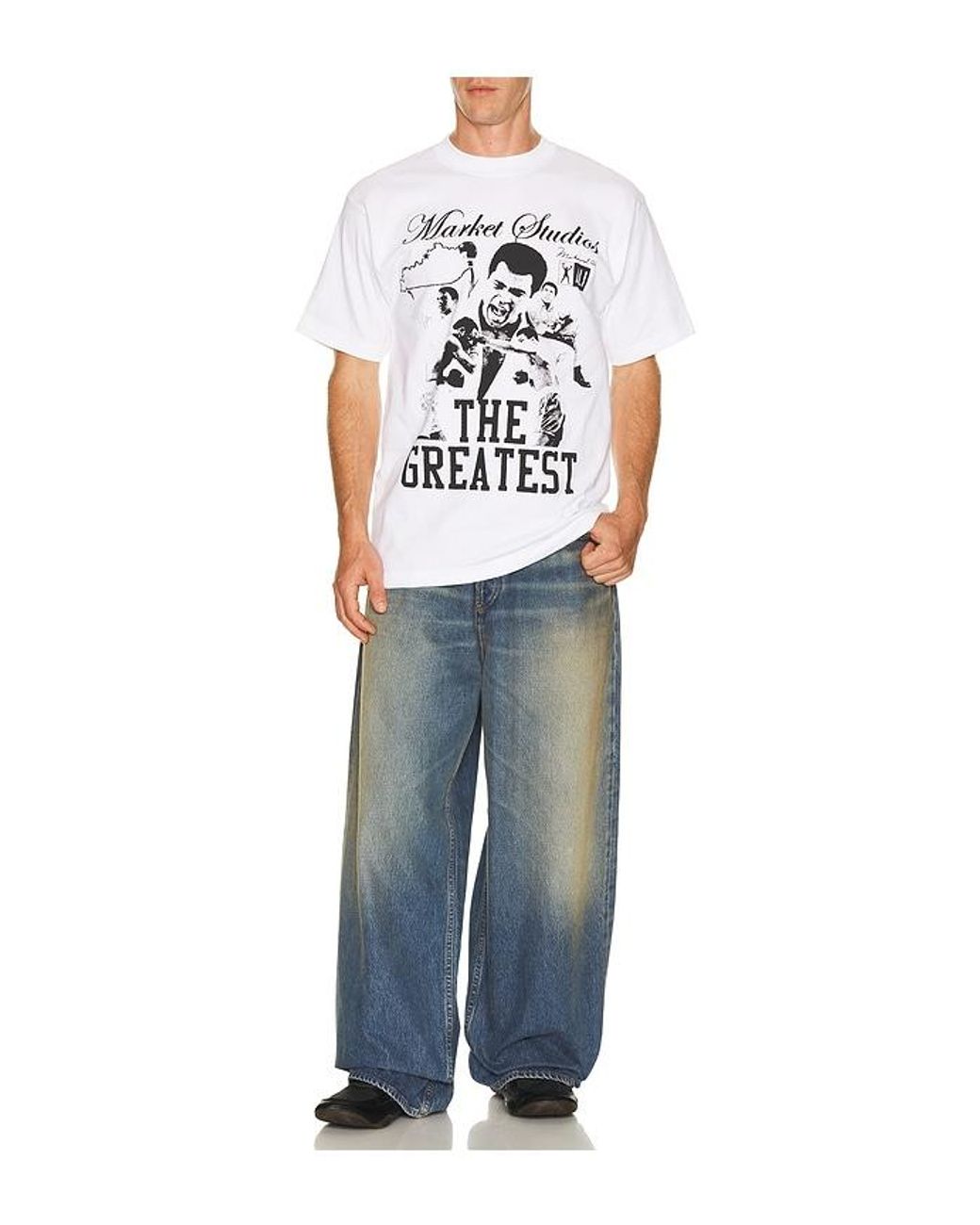 Market Gray X Muhammad Ali The Greatest T-Shirt for men