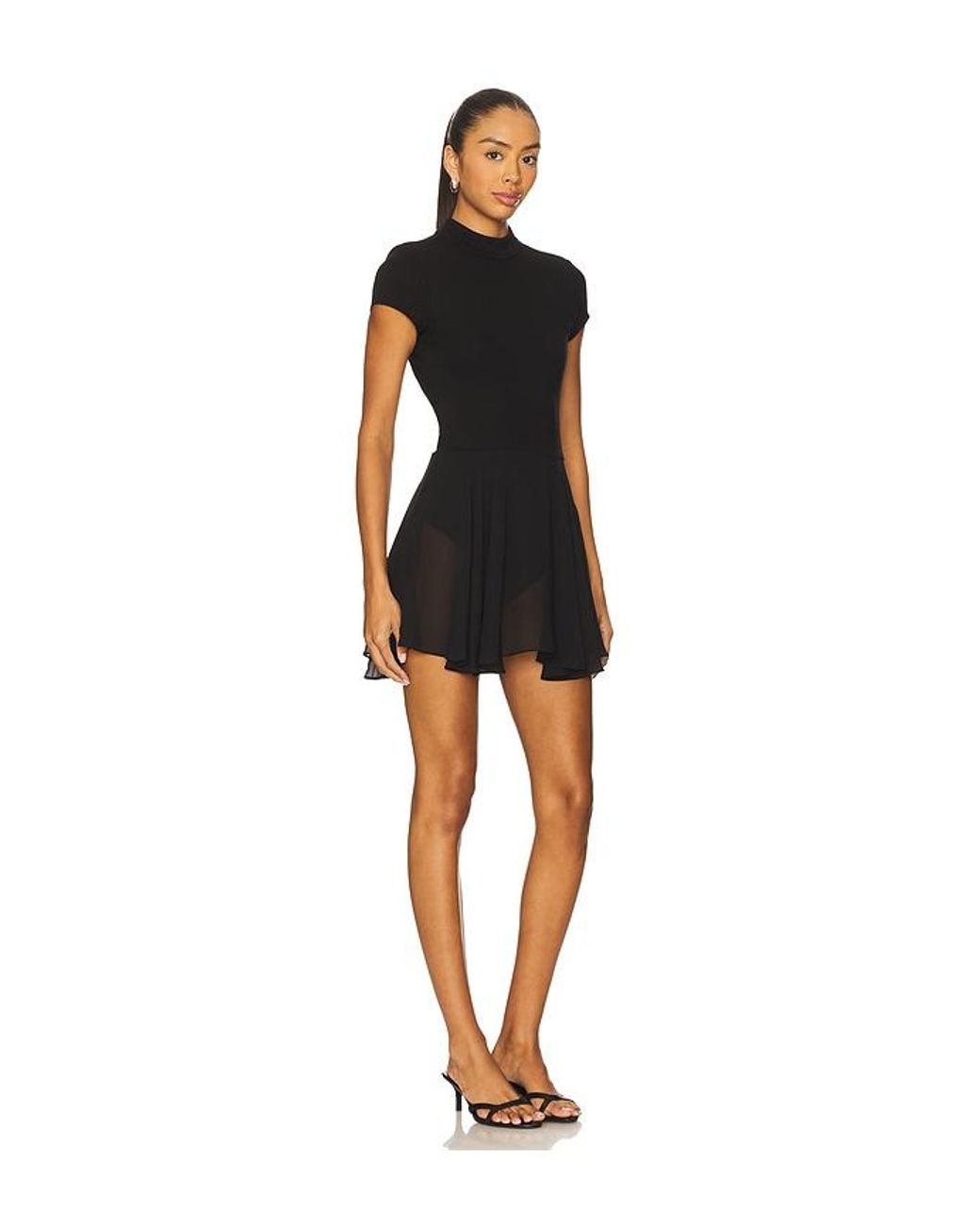 Lovers + Friends Black Mai Mini Dress