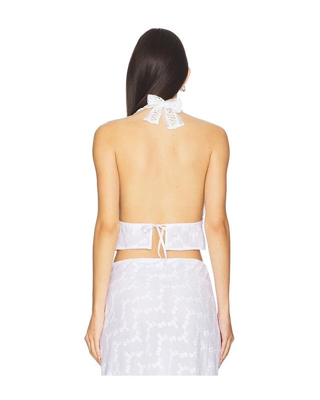 Bella Venice White Neckholder-Top Sofia