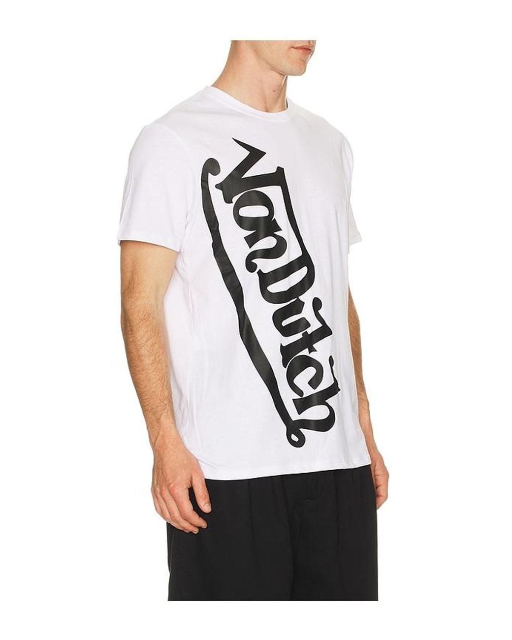Von Dutch Black Vertical Logo Tee for men