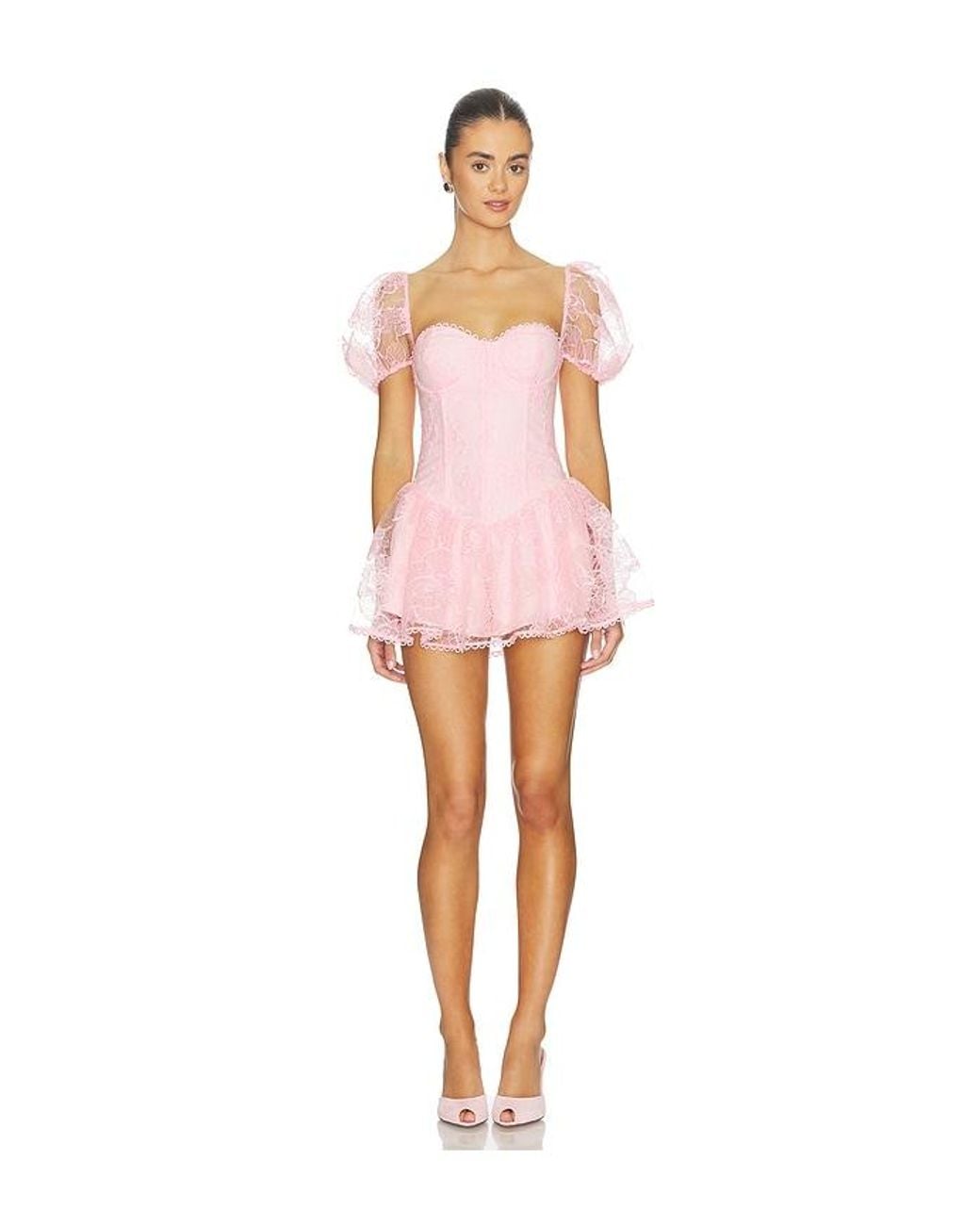 MAJORELLE Pink Scarlett Romper