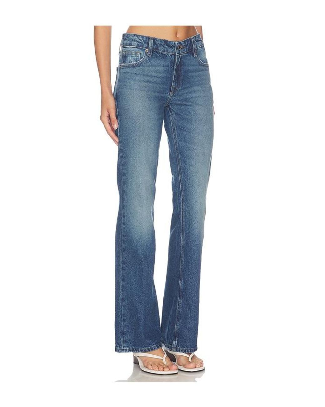 GOOD AMERICAN Blue Vintage Low Rise Bootcut Jean