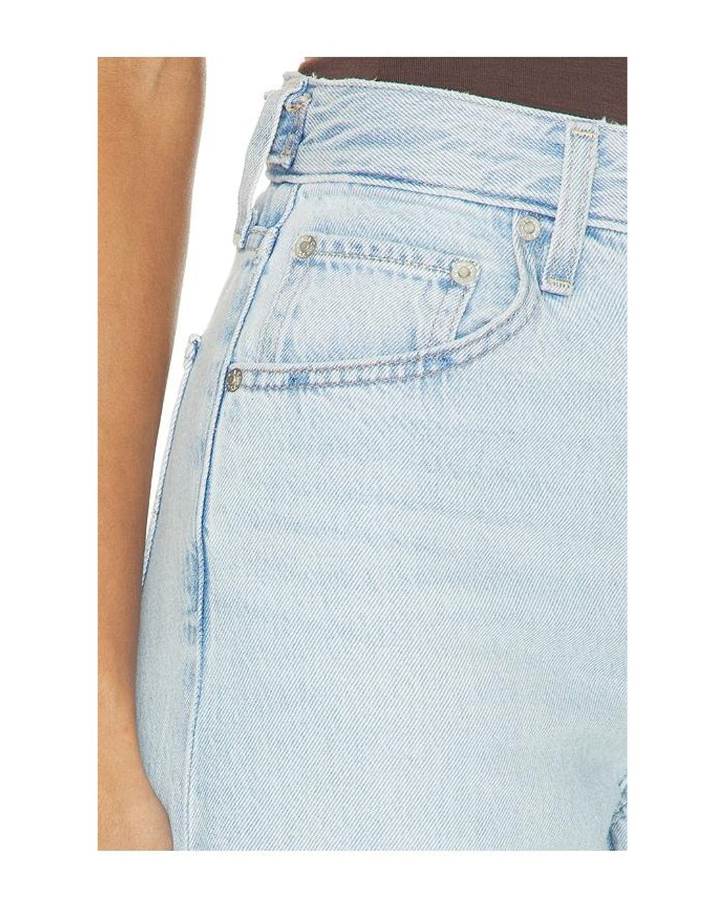 Levi's Blue Cinch Wide Leg Jeans