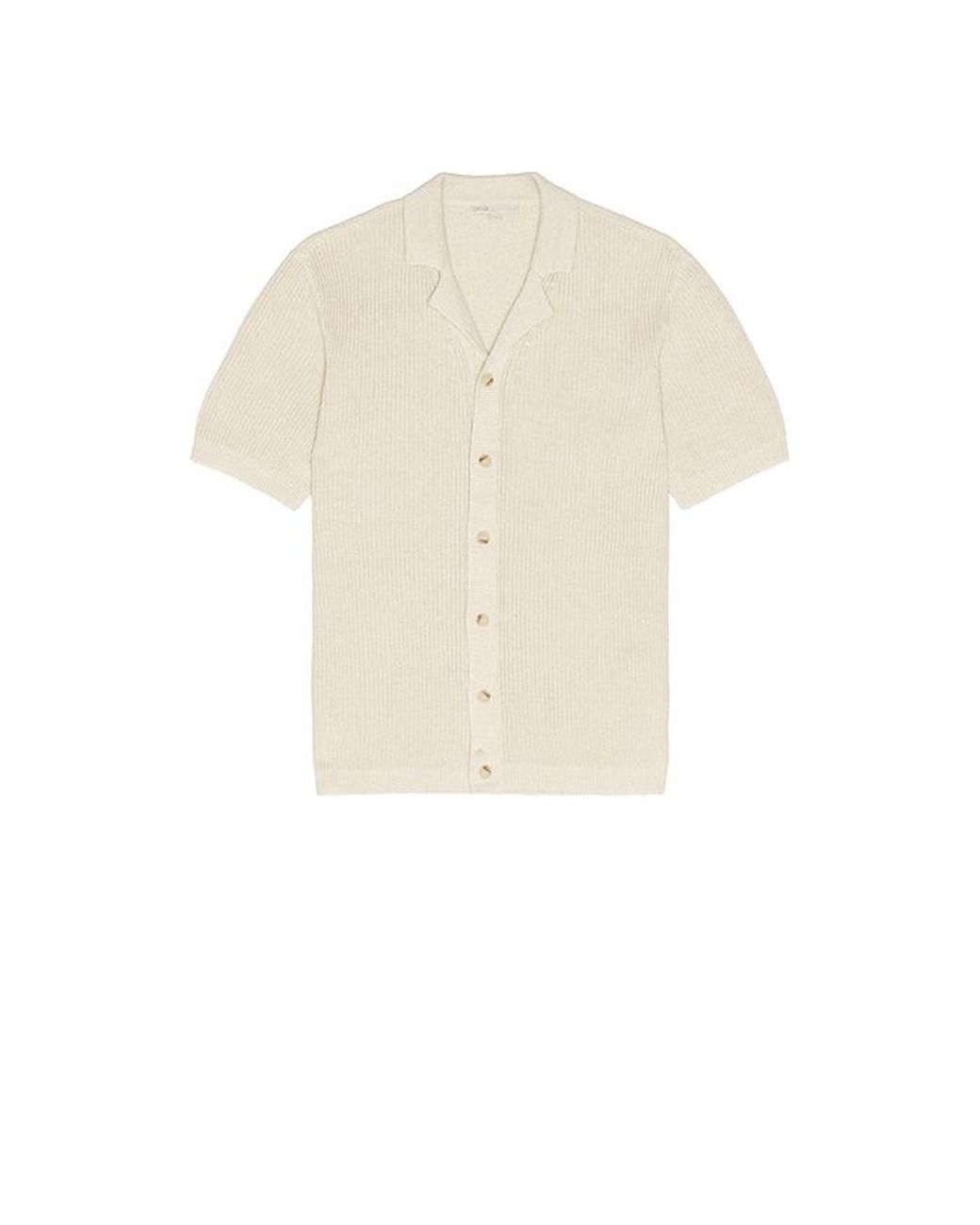 Onia Natural Silk Linen Camp Shirt for men