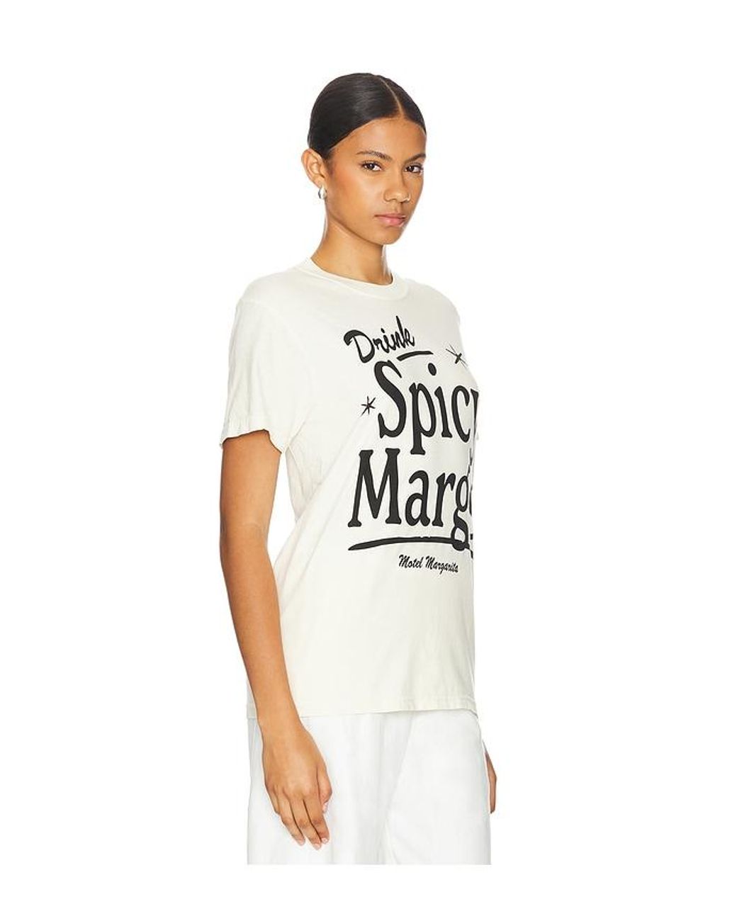 Motel Margarita White Spicy Margs. Tee