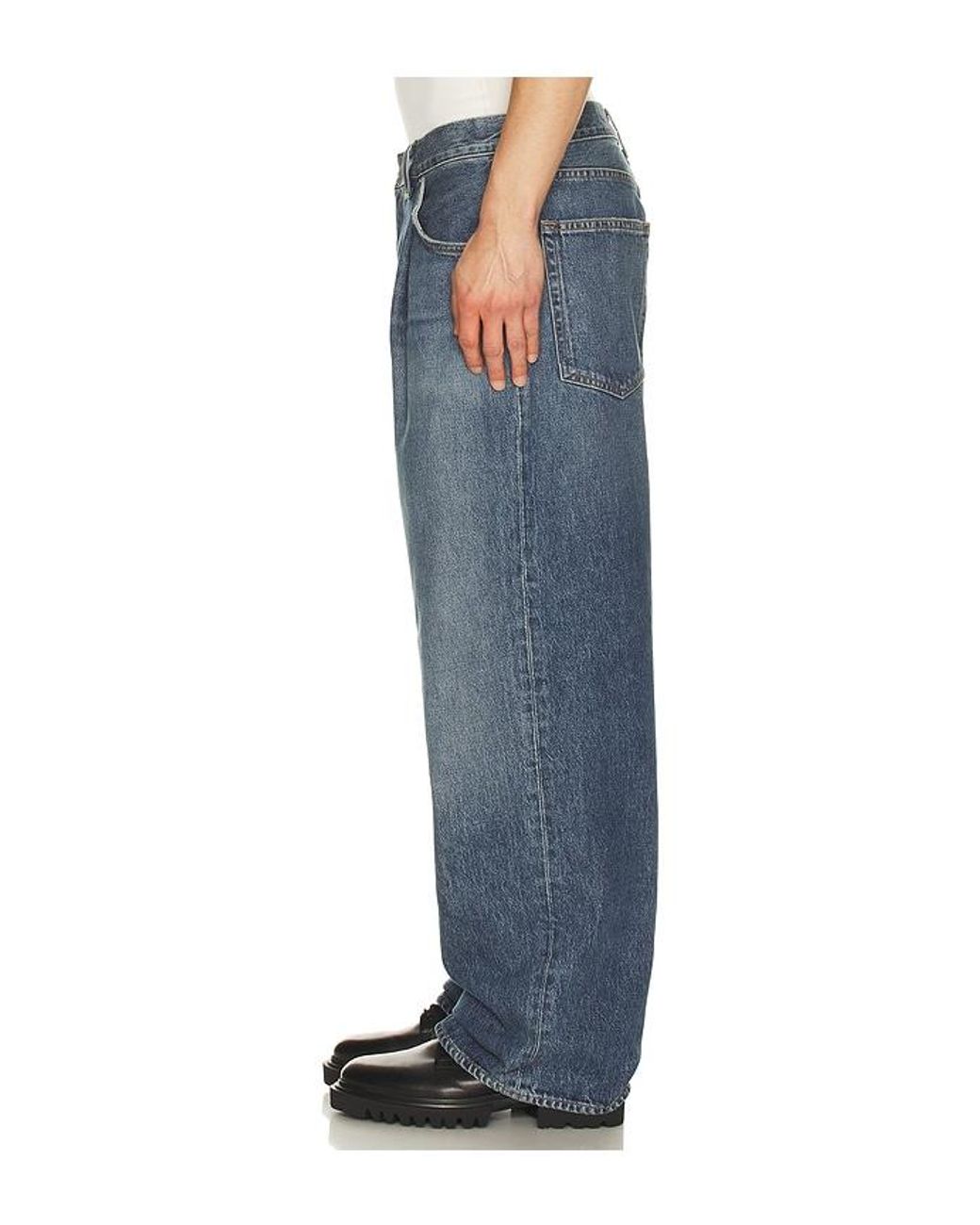 Agolde Blue Benton Pleat Jean for men