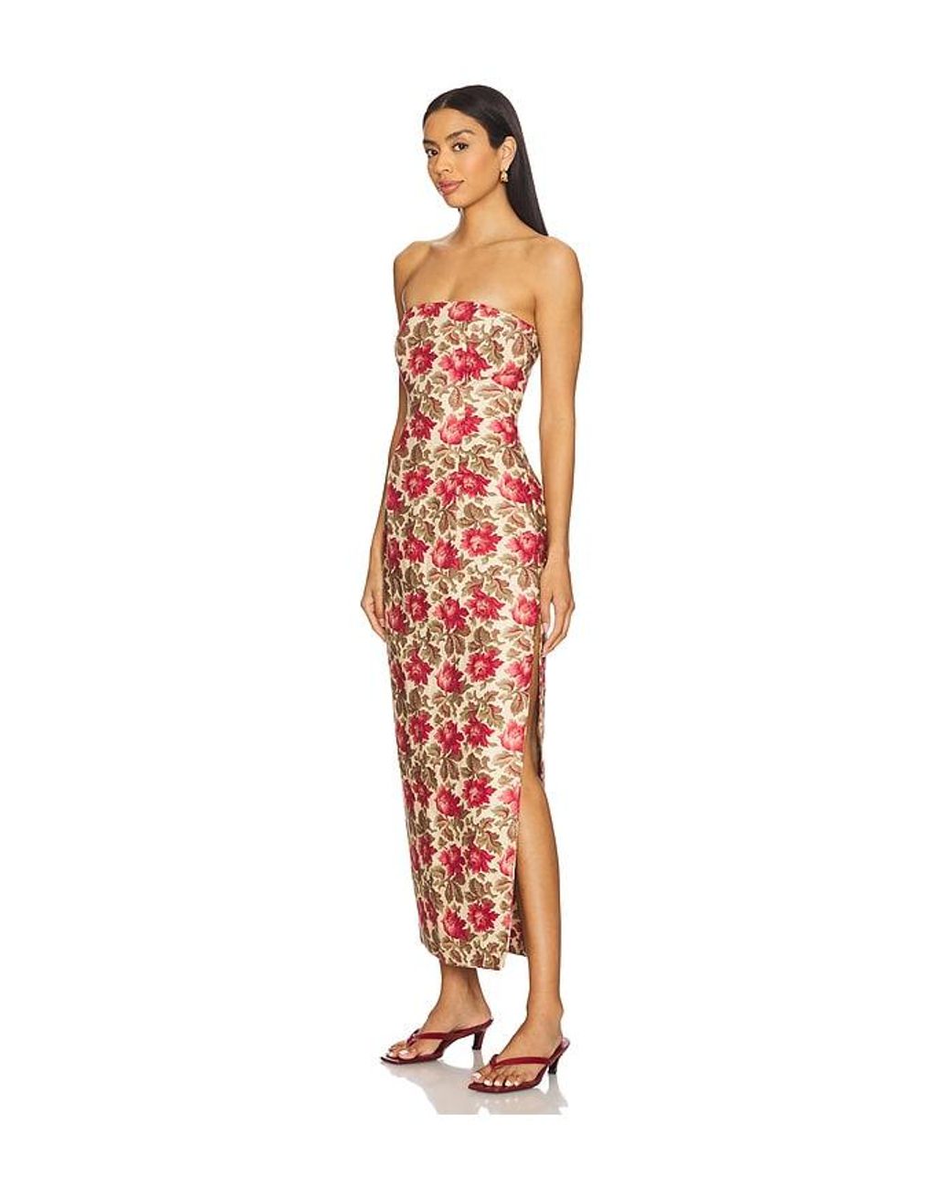 Posse Red Rosalie Strapless Dress