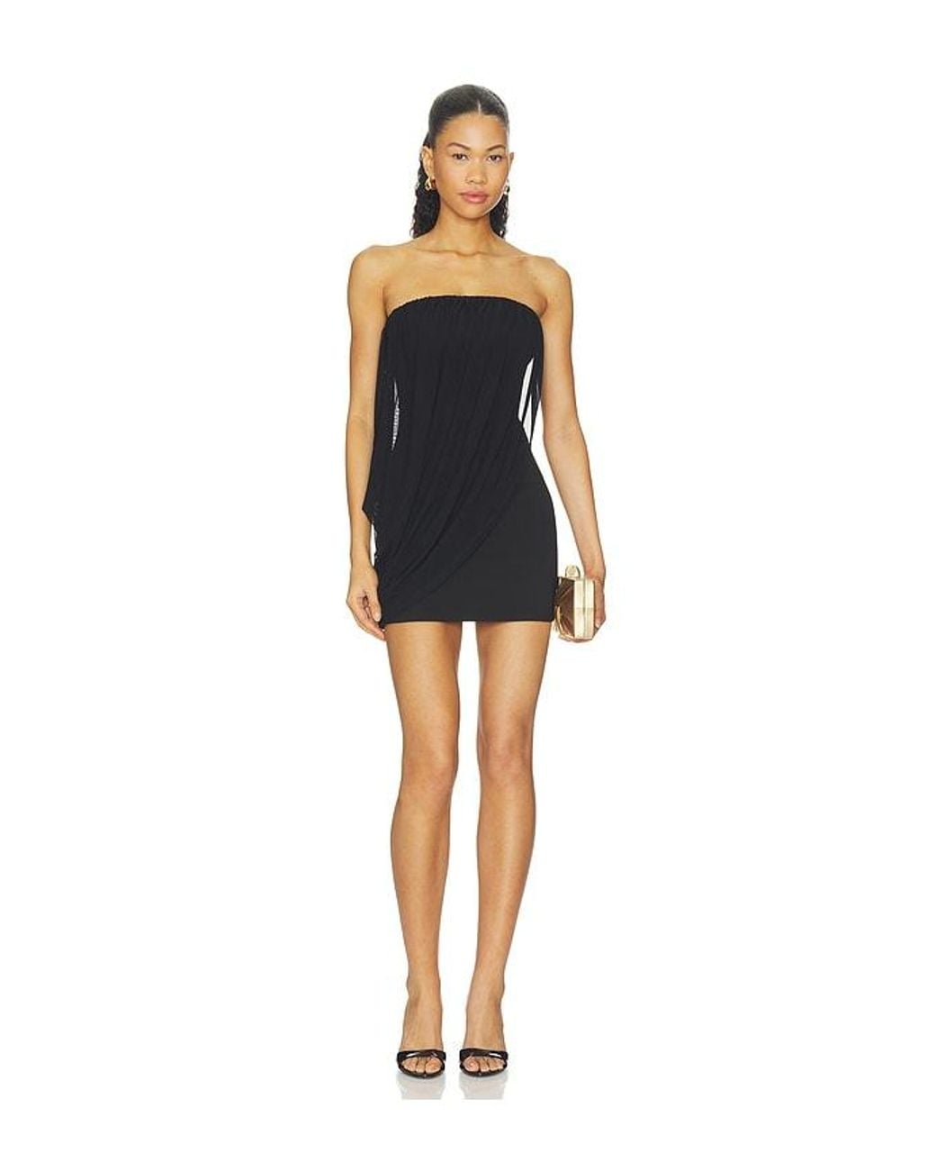 superdown Black Elodie Mini Dress