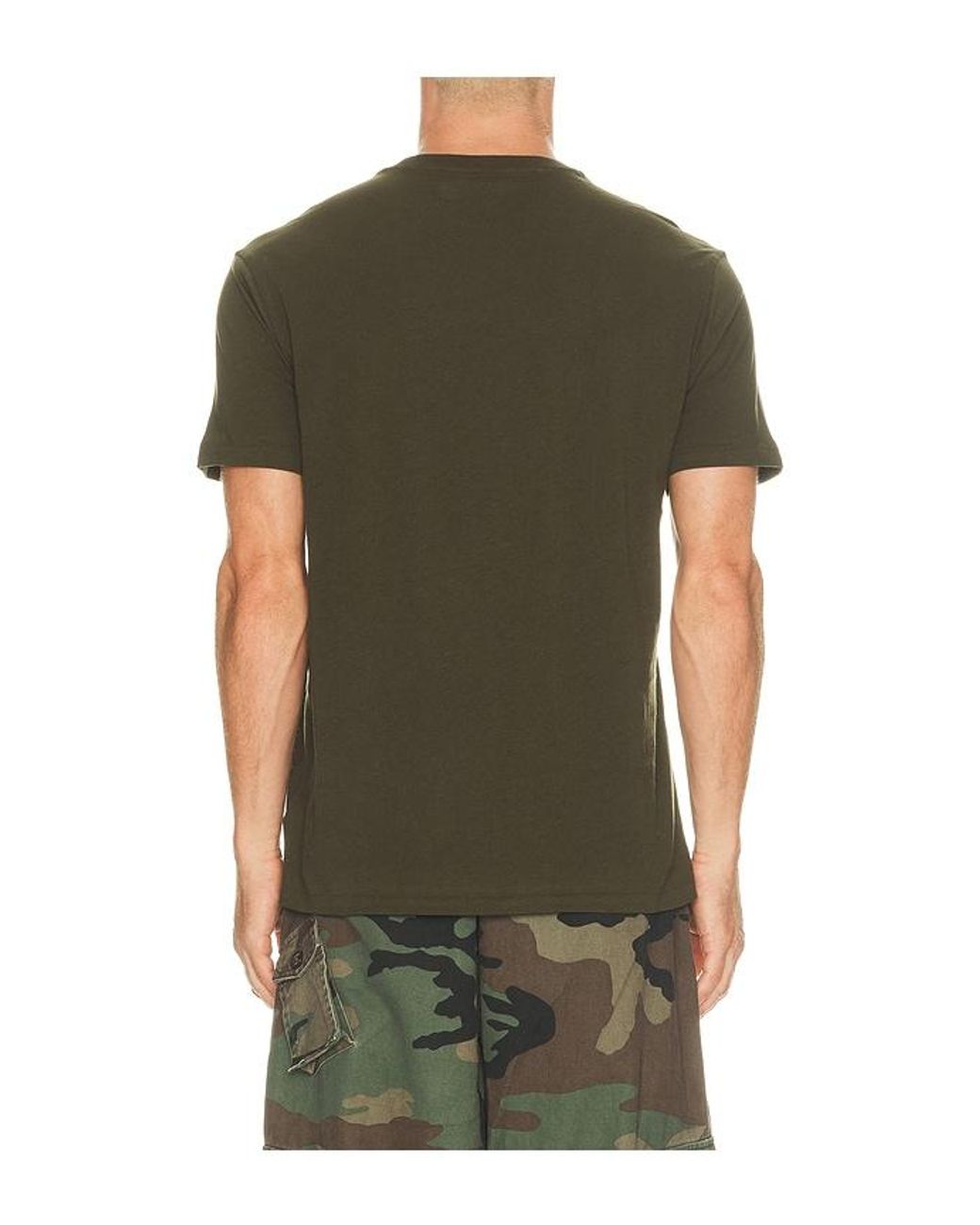 Polo Ralph Lauren Green Short Sleeve Jersey Knit Crewneck T-Shirt for men