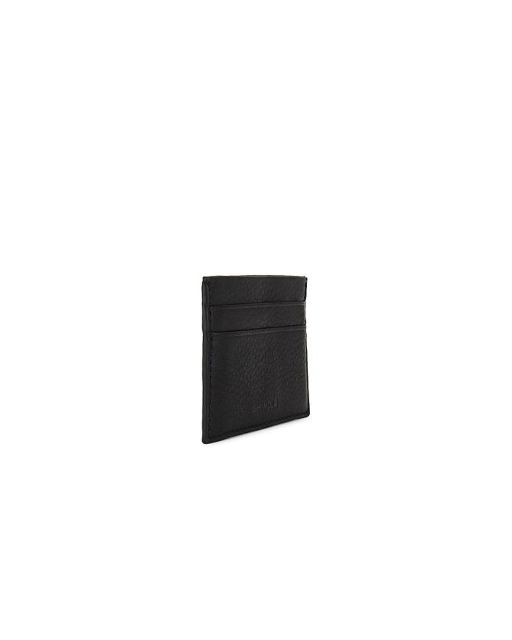 Shinola Black 5 Pocket Card Case for men