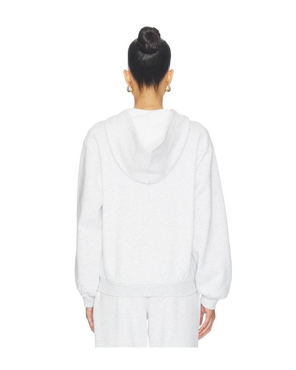 superdown White Minya Zip Up Hoodie