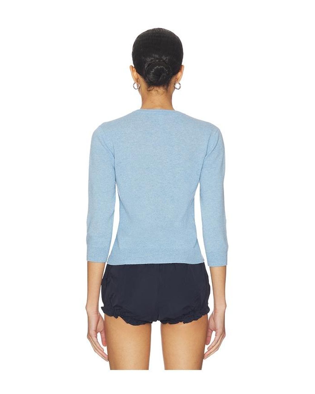 Autumn Cashmere Blue Baby-Cardigan