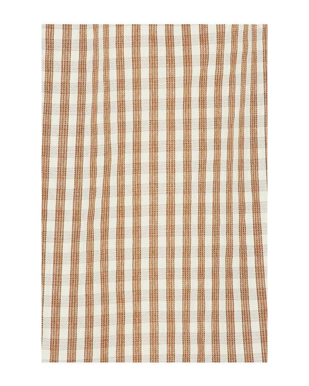 LNA Natural Brandy Check Top