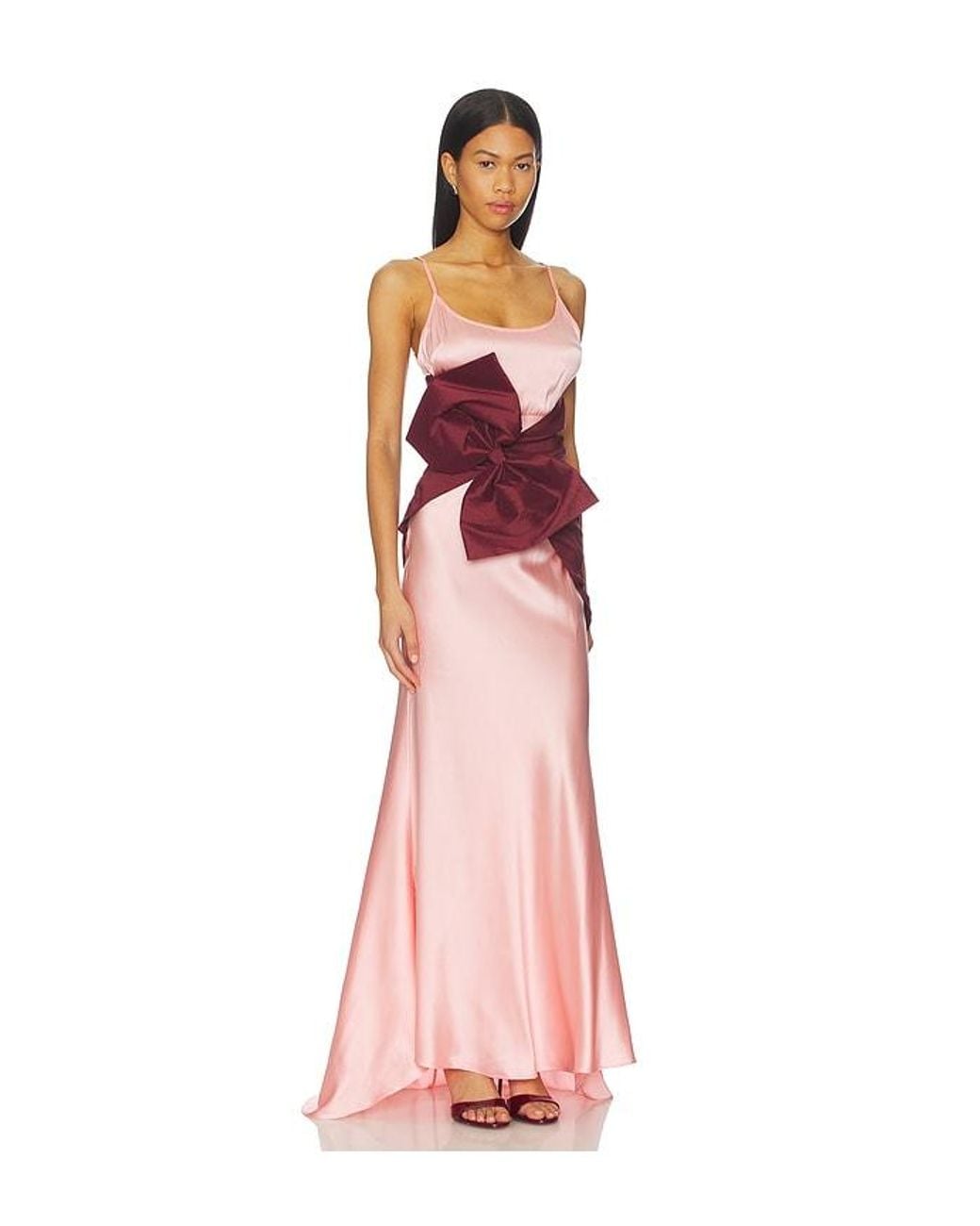 For Love & Lemons Red Leonora Gown