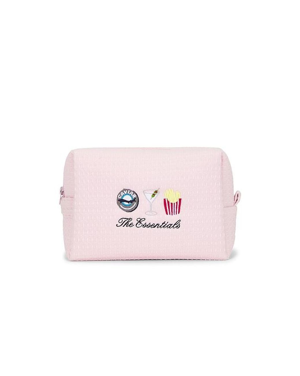 Abode Pink Snack Time Waffle Pouch