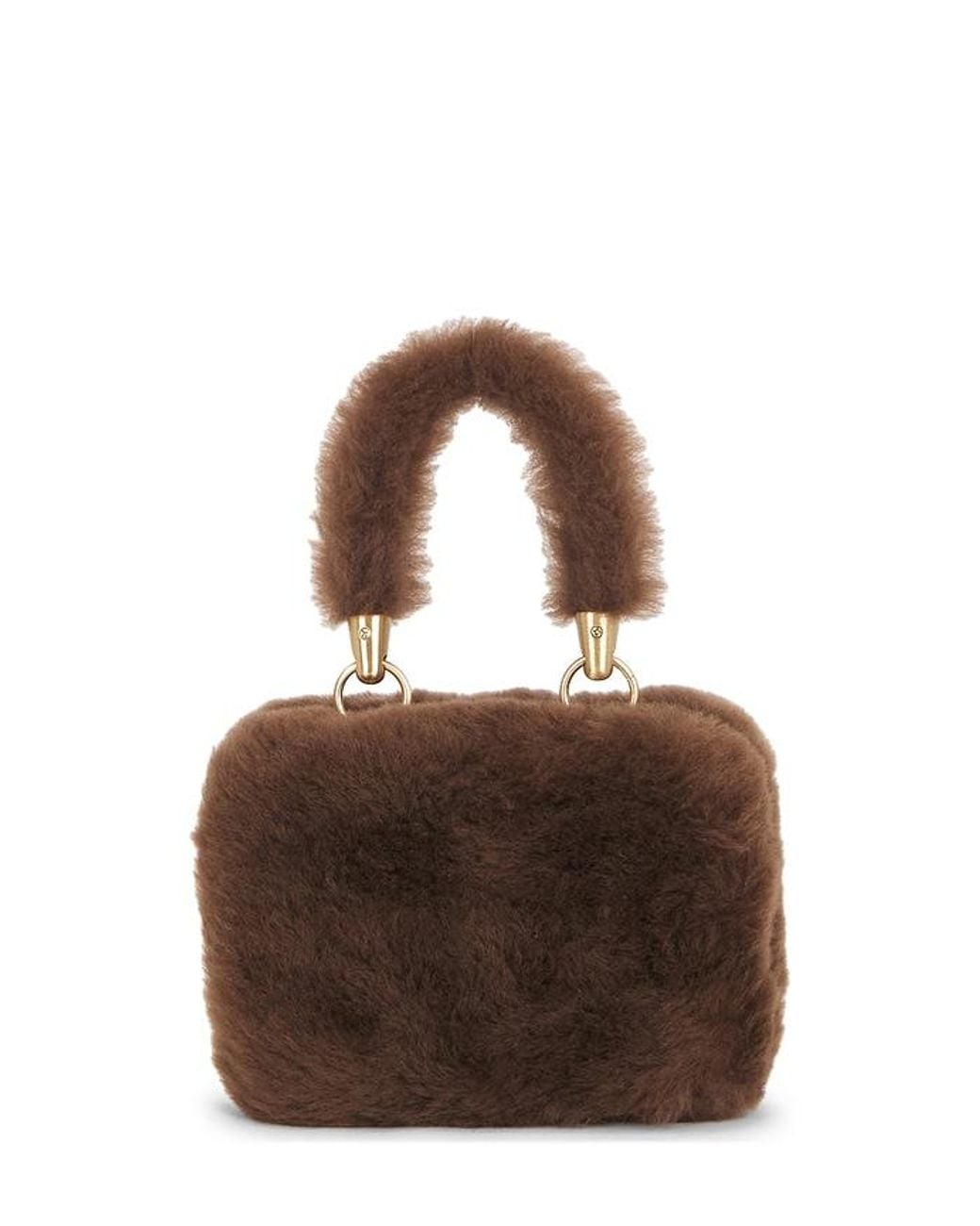 Cult Gaia Brown Adeline Nano Top Handle