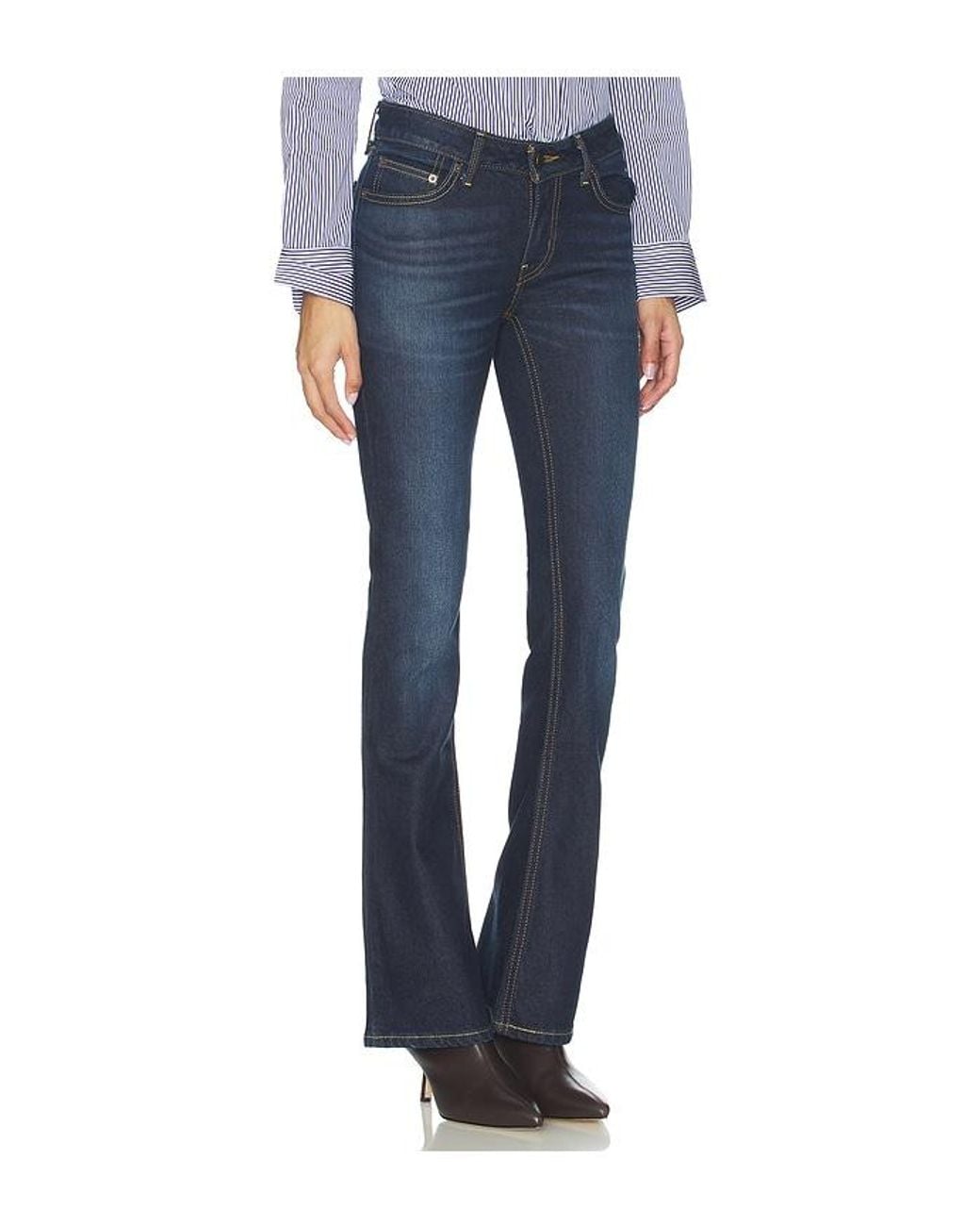Levi's Blue Low Slim Boot Jeans