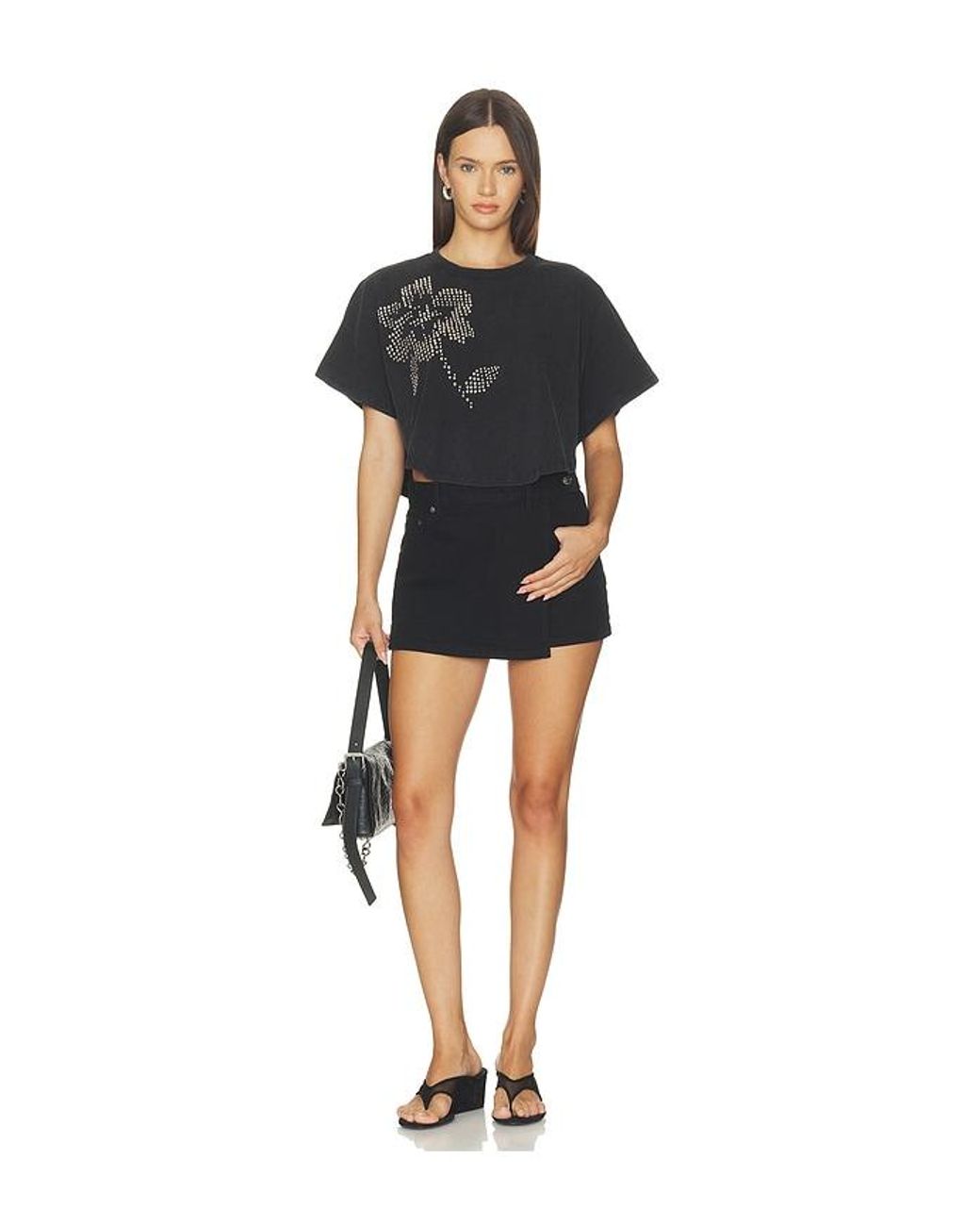 Steve Madden Black Callum Top